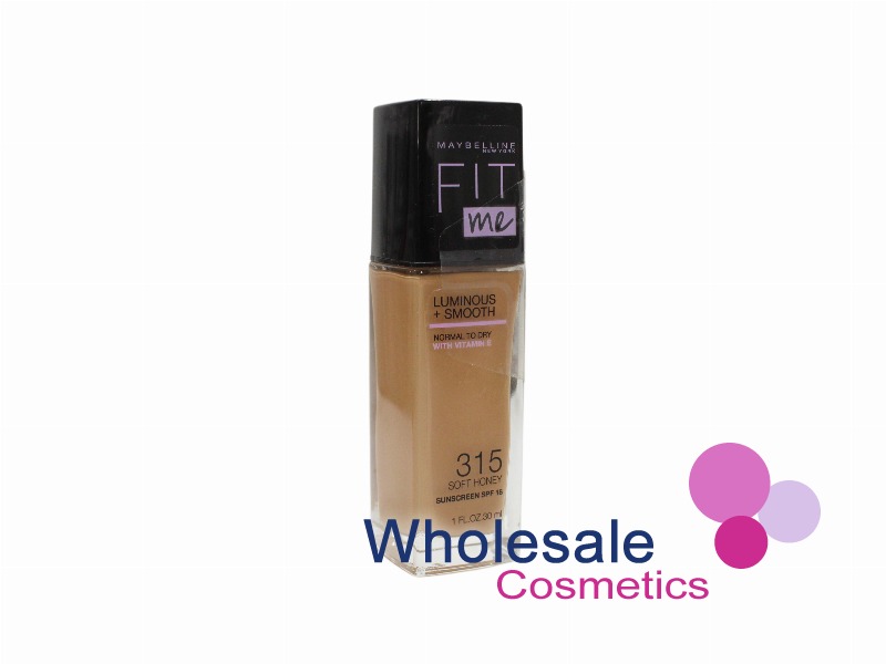 6 x Maybelline Fit Me Luminous & Smooth Foundation - 315 SOFT HONEY